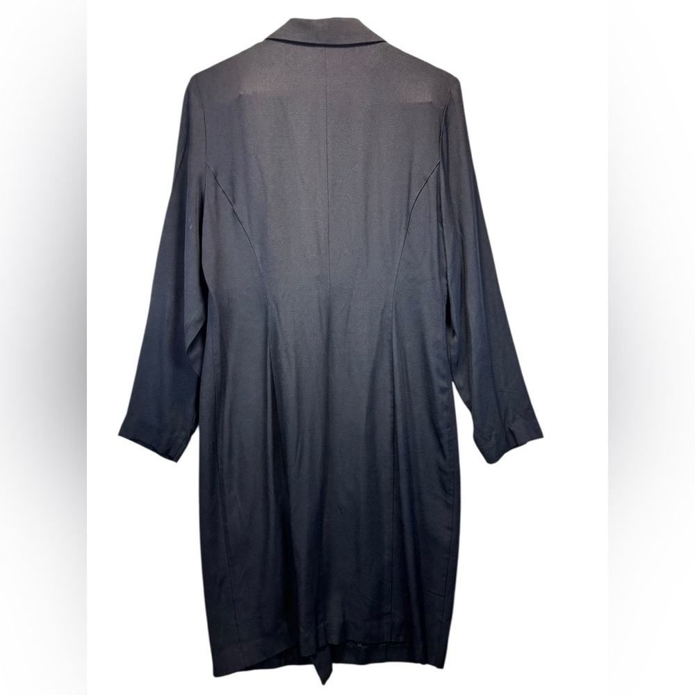J Taylor New York  elegant vintage long-sleeved cardigan  Black Size 16 - Picture 4 of 8